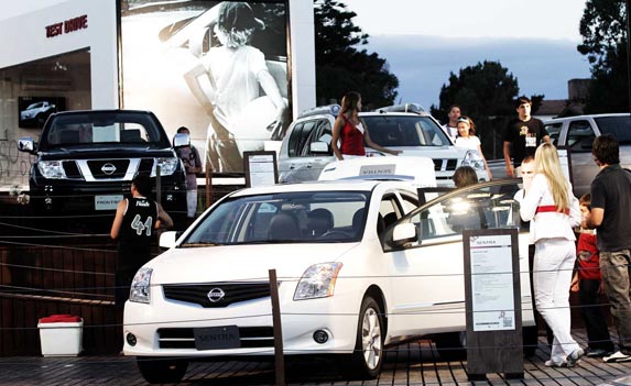 El Nissan March, Versa y la renovada X-Trail en Pinamar