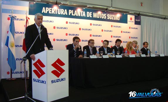 Suzuki inauguró la primera línea de ensamblado en la Argentina