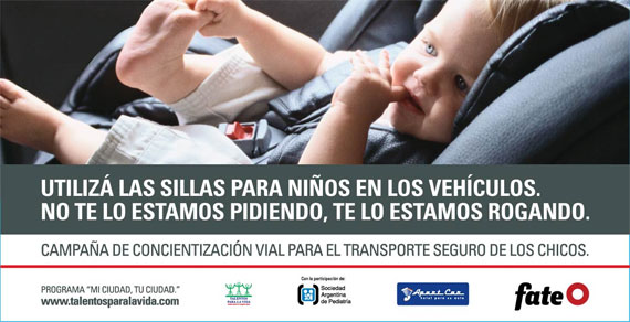 Fate y su campaña de seguridad centrada en el transporte seguro de los niños