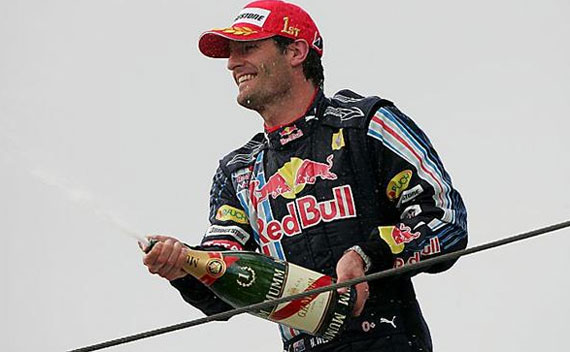 Mark Webber gano Gran premio Brasil