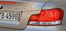 bmw serie 1 convertible faro trasero