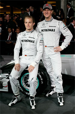 Pilotos Mercedes Gp formula 1