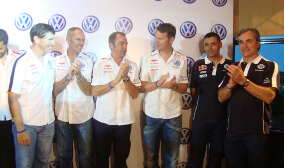 pilotos vw Dakar 2010