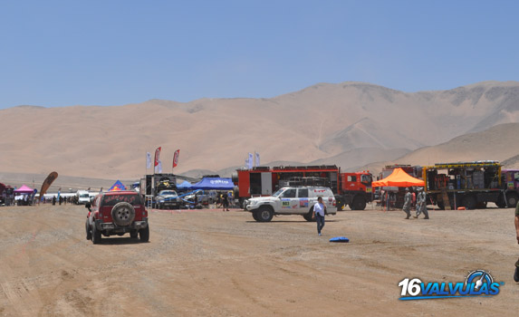 Vivac de Copiapo durante el Dakar 2011