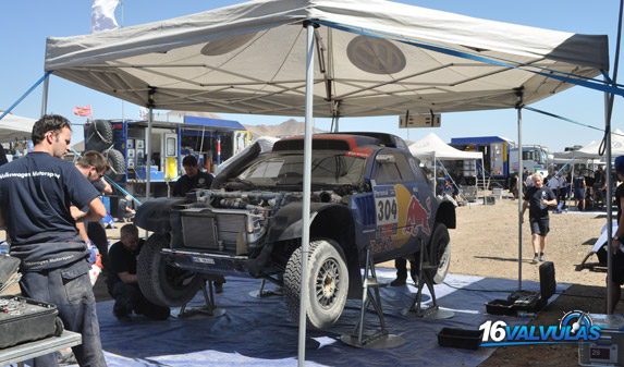 Vivac de Copiapo durante el Dakar 2011