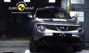 Nissan Juke consigue 5 estrellas en las pruebas Euro NCAP
