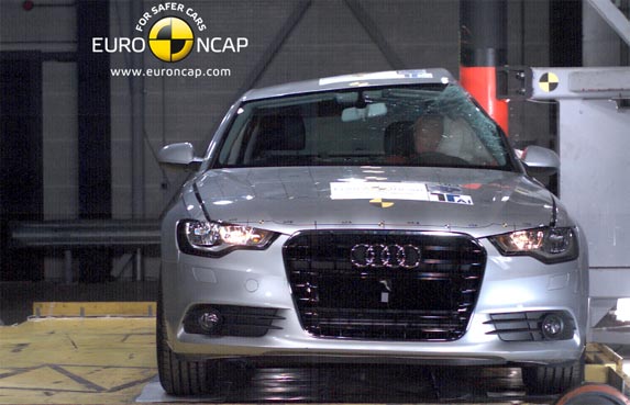 Audi A6 obtuvo cinco estrellas en el Euro Ncap Test