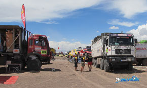 Vivac de Fiambalá en el Dakar 2012