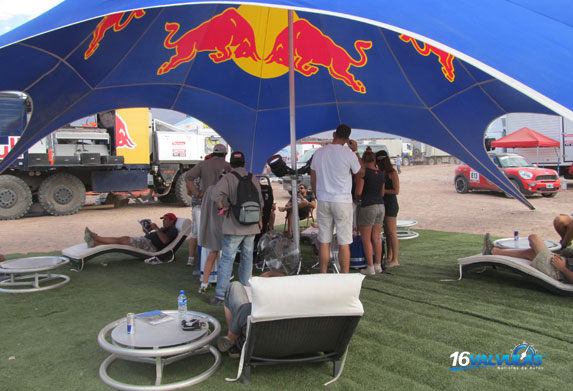 Vivac de Fiambalá en el Dakar 2012