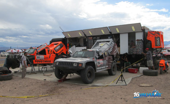 Vivac de Fiambalá en el Dakar 2012