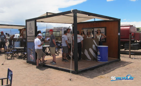 Vivac de Fiambalá en el Dakar 2012