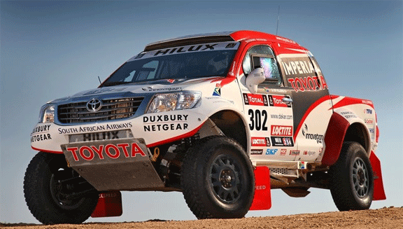 Giniel De Villiers toyota Dakar 2014