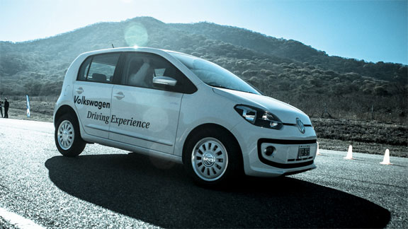 Volkswagen up test driving Experience 2014