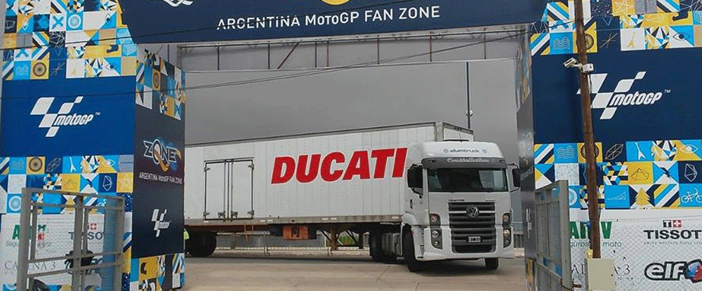 camiones Volkswagen serán el transporte oficial de Ducati en el MotoGP