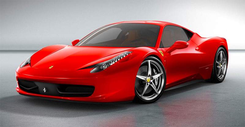 choque Ferrari 458