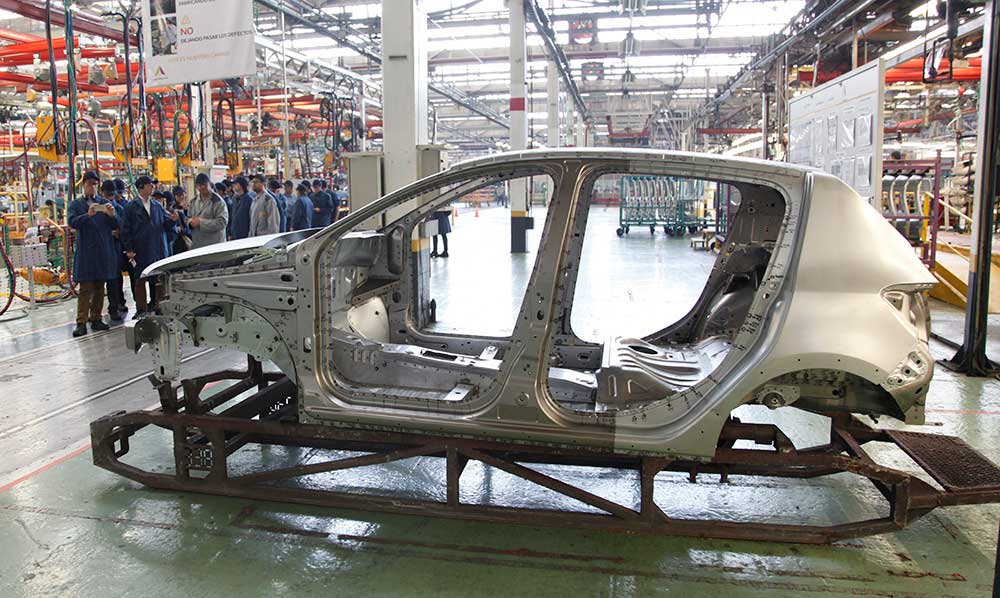 linea de montaje renault