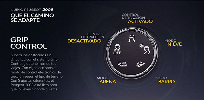 grip control peugeot 2008