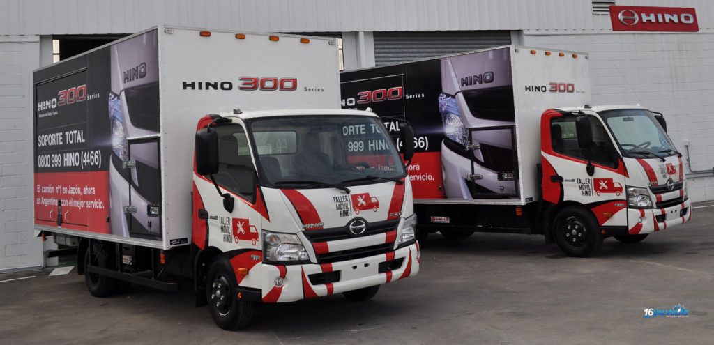 Hino presentó sus talleres móviles y el servicio Hino 24/7 - 16 Valvulas