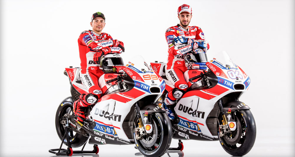 Ducati presentó su equipo para el MotoGP 2017
