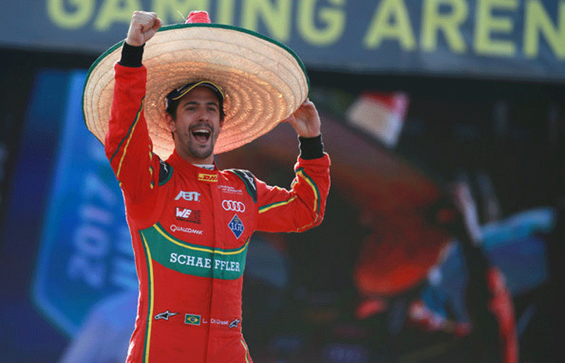 El piloto de Audi Lucas di Grassi ganó el ePrix de México