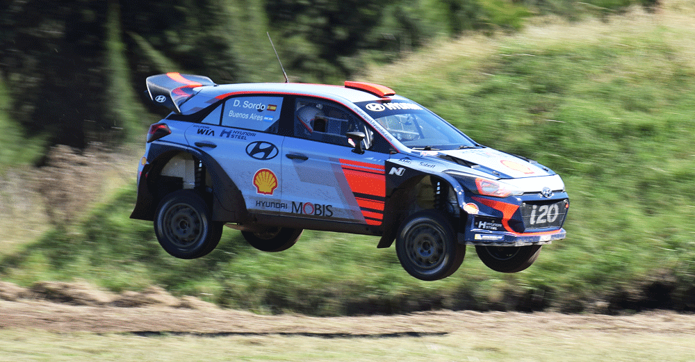 Dani Sordo con el Hyundai i20 WRC
