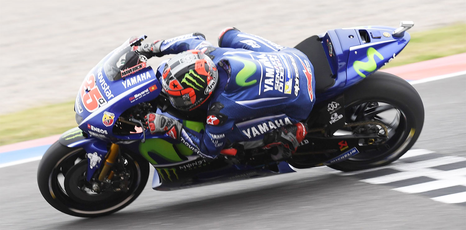 Viñales sexto y Rossi séptimo con las Yamaha