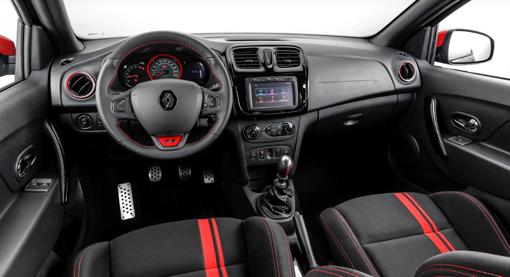 interior sandero rs