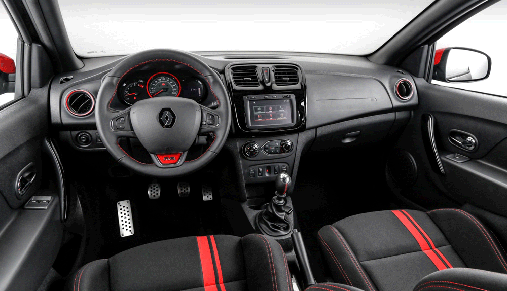 interior sandero rs racing