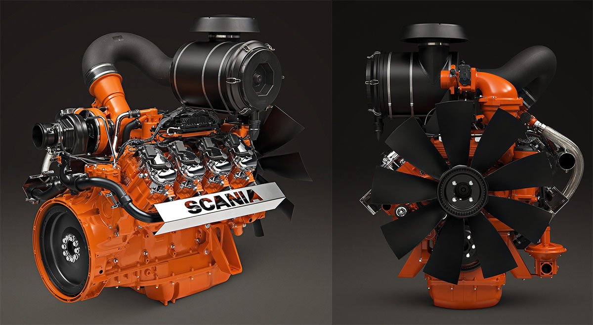 Scania presentará un motor V8 a gas en la exposición Argentina Oil & Gas 2017