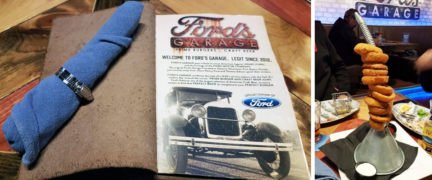menu ford garage