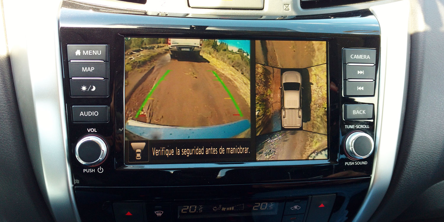 camara retroceso nissan frontier argentina