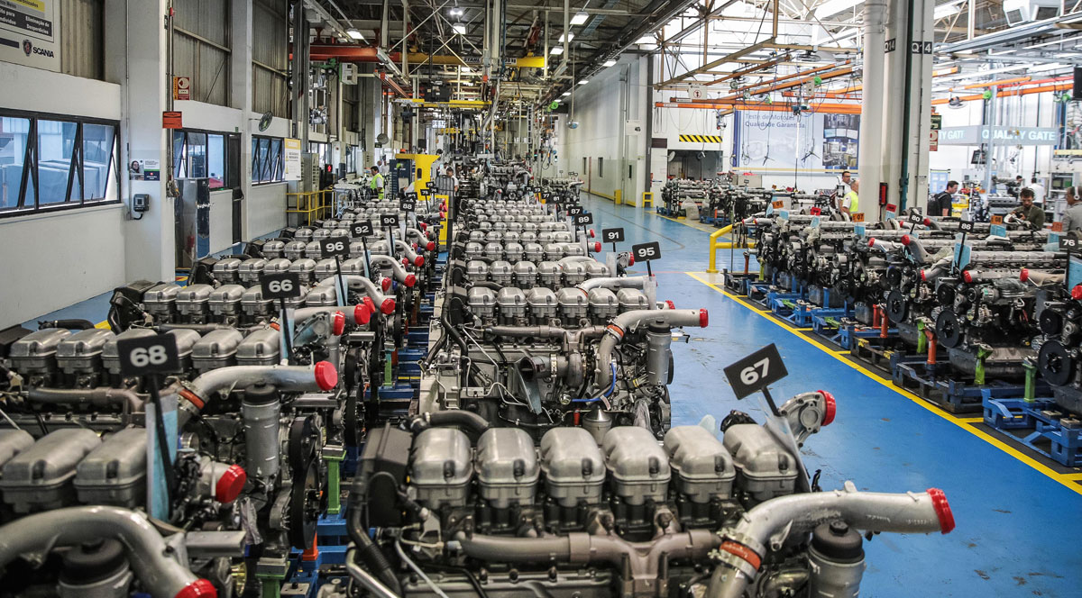 planta motores scania