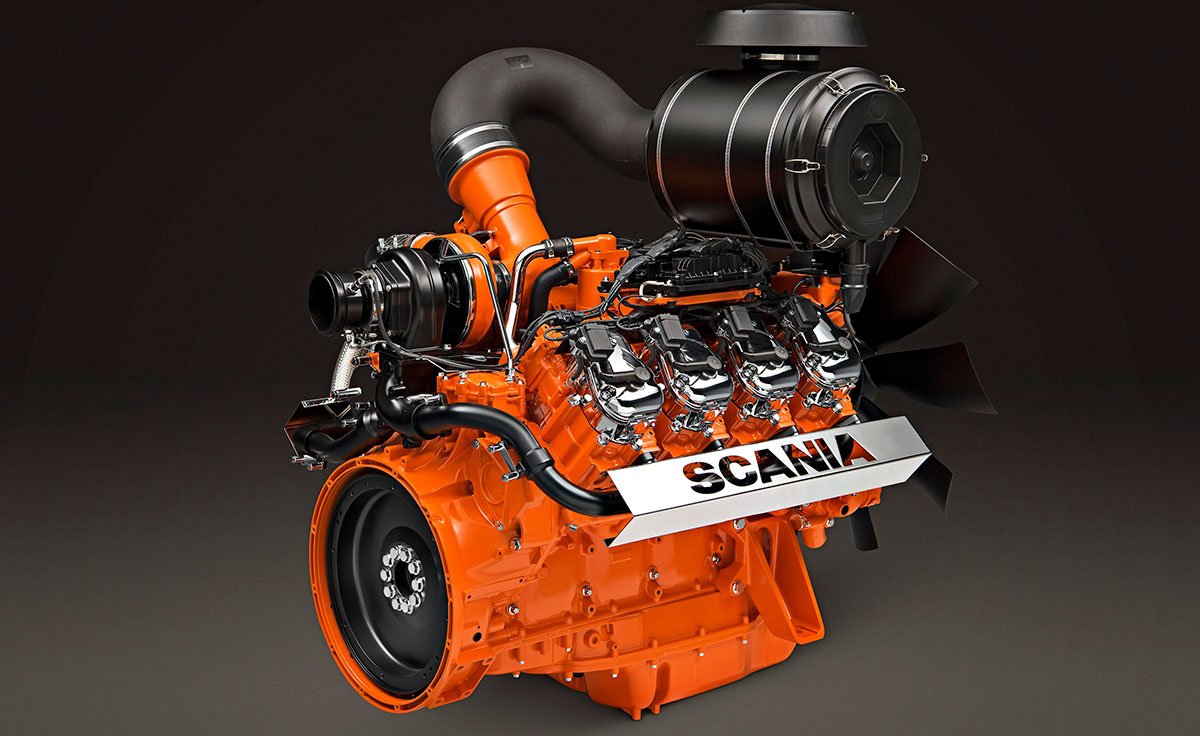 scania motor a gas