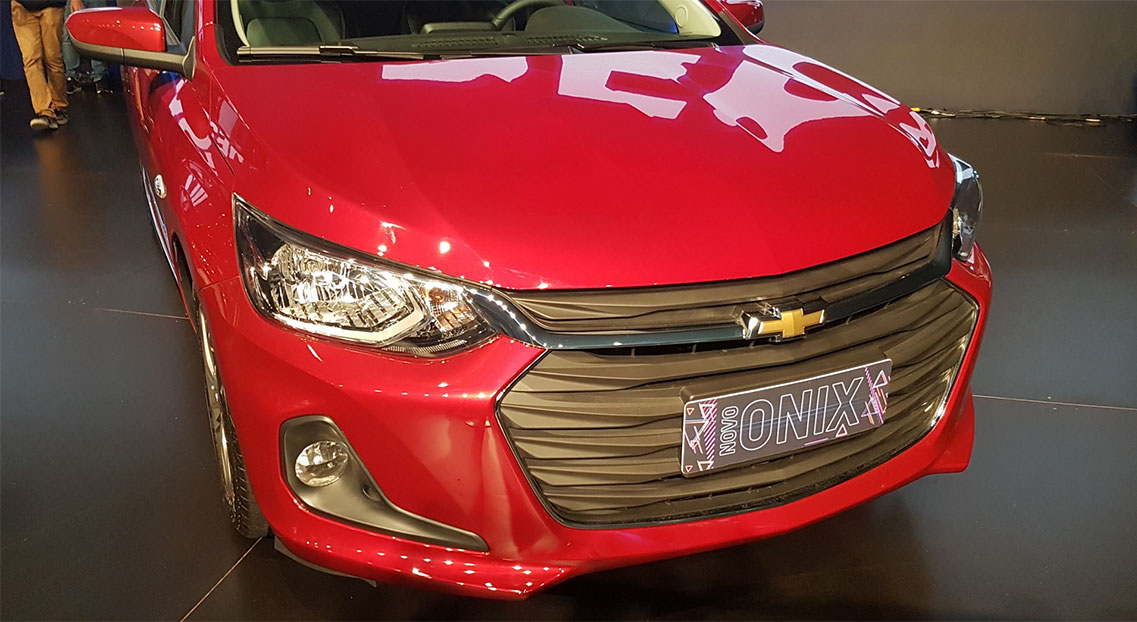 frente Chevrolet Onix y Onix Plus