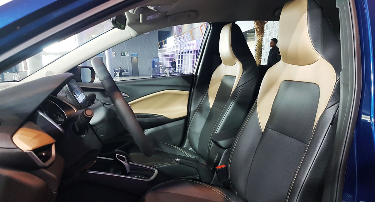 interior Chevrolet Onix y Onix Plus