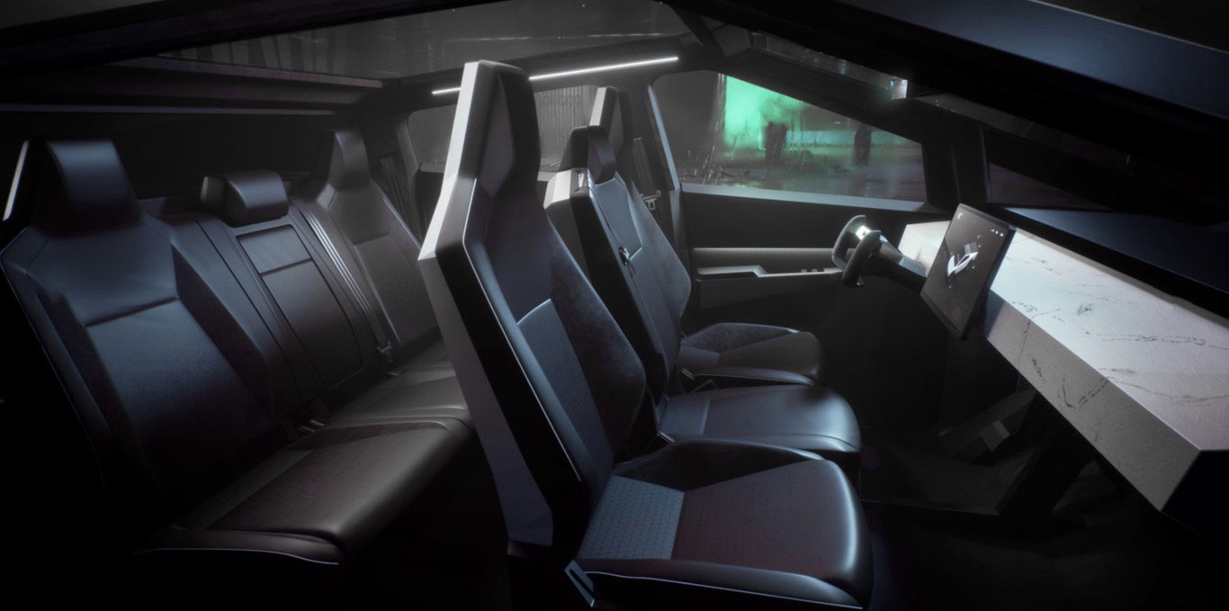 pick up tesla