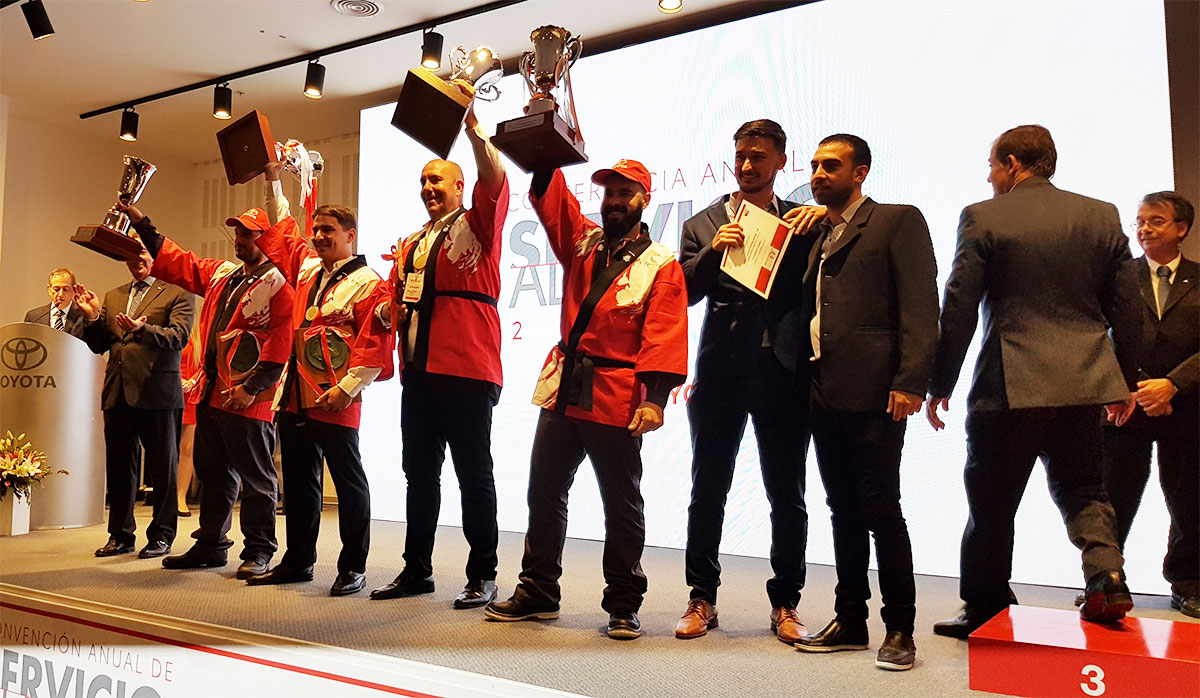 ganadores Concurso Nacional de Habilidades Técnicas toyota