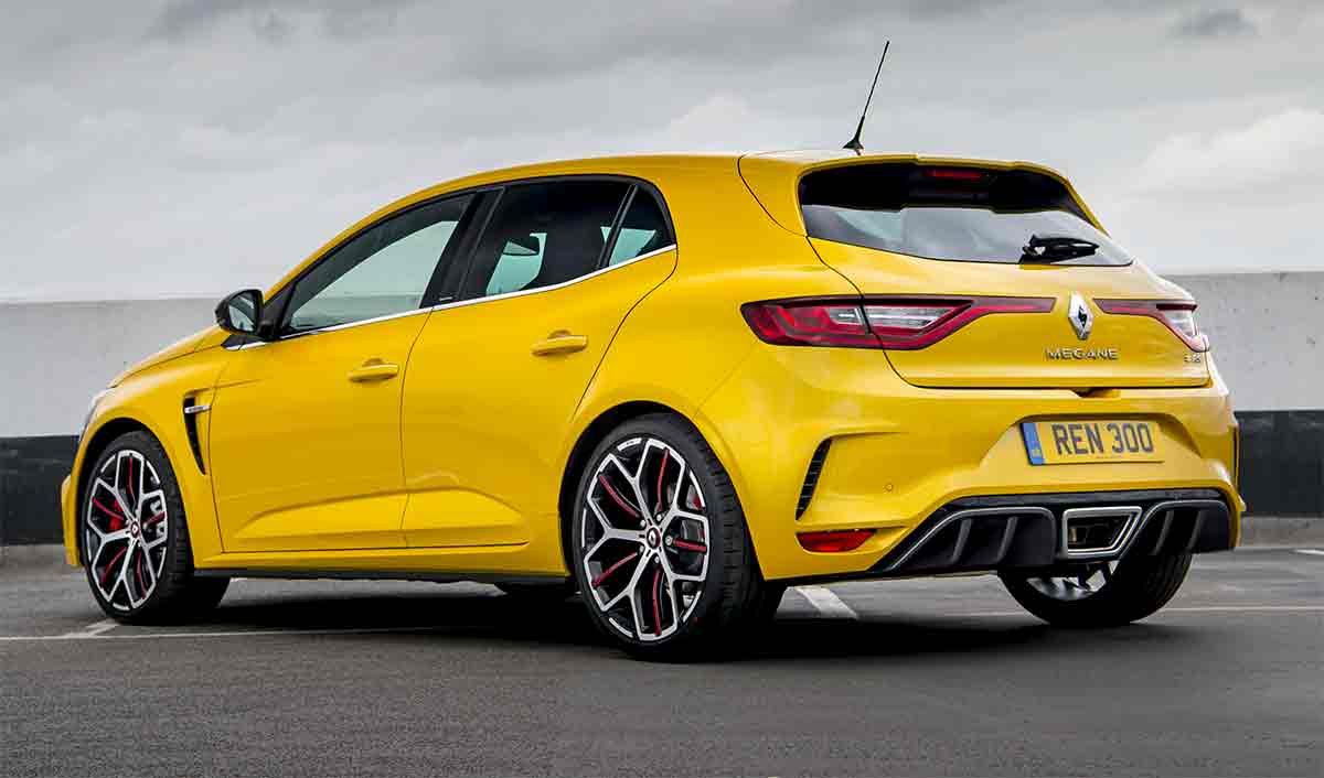 megane rs atras