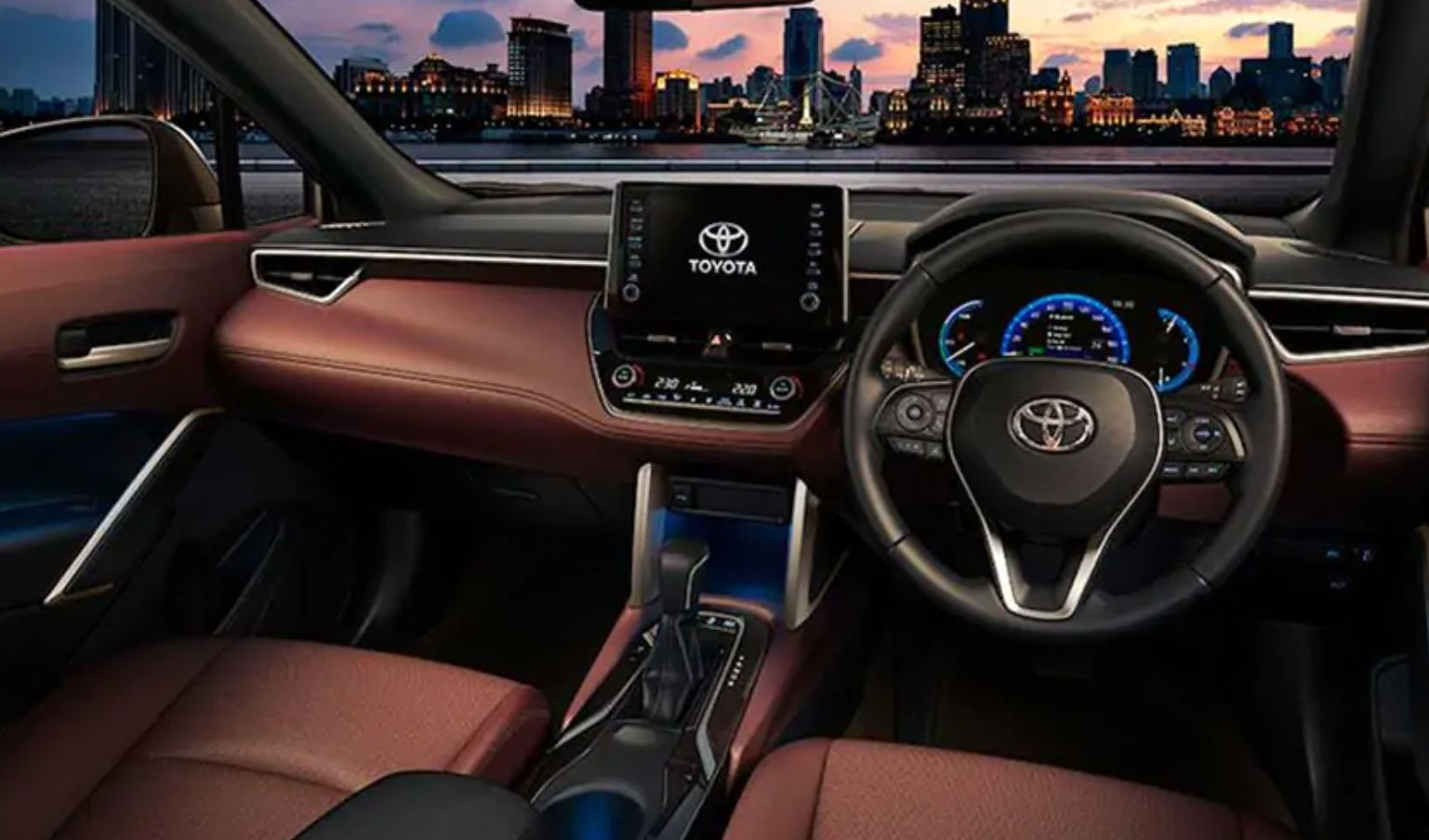 tablero corolla cross