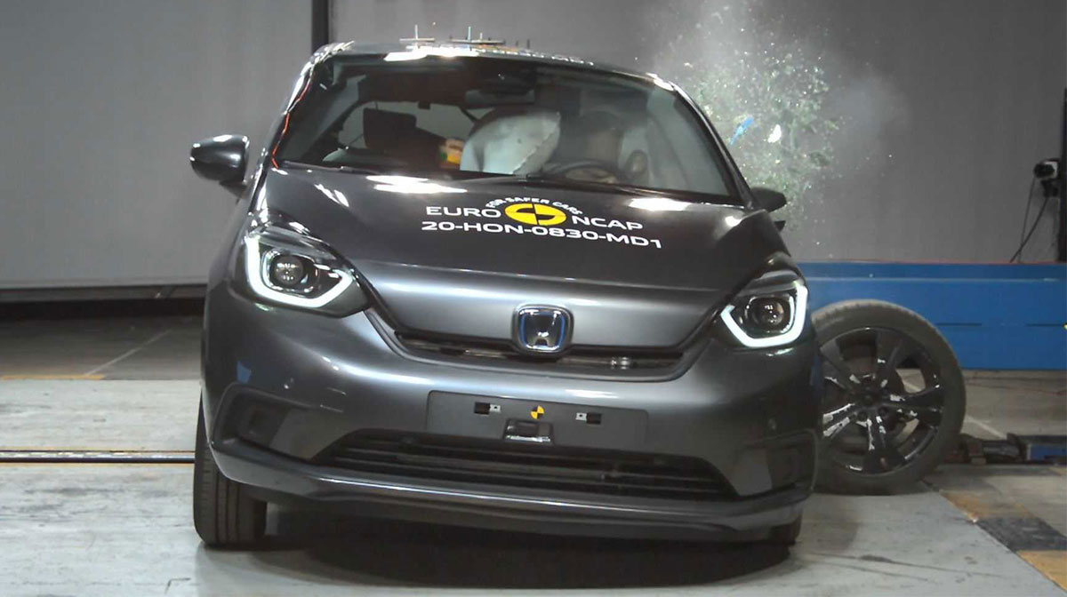 Ajuste lateral de Honda Euro NCAP