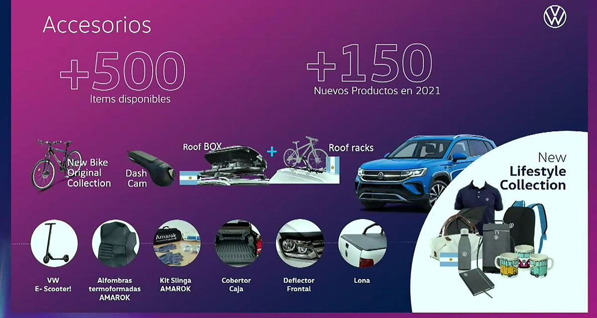 accesorios volkswagen taos