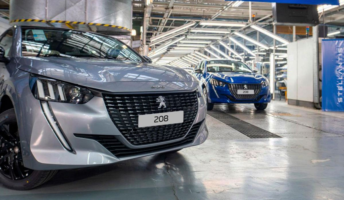 Peugeot 208 producción