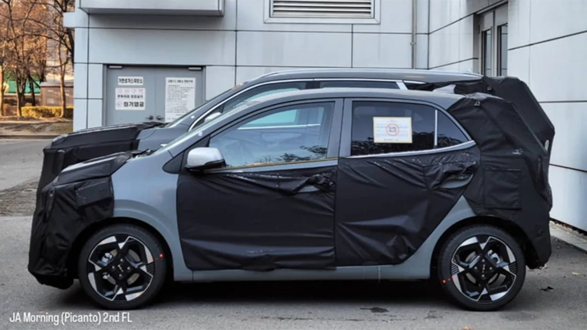 Kia Picanto 2023 fotos espía 