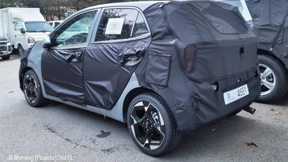 Kia Picanto 2023 fotos espía 