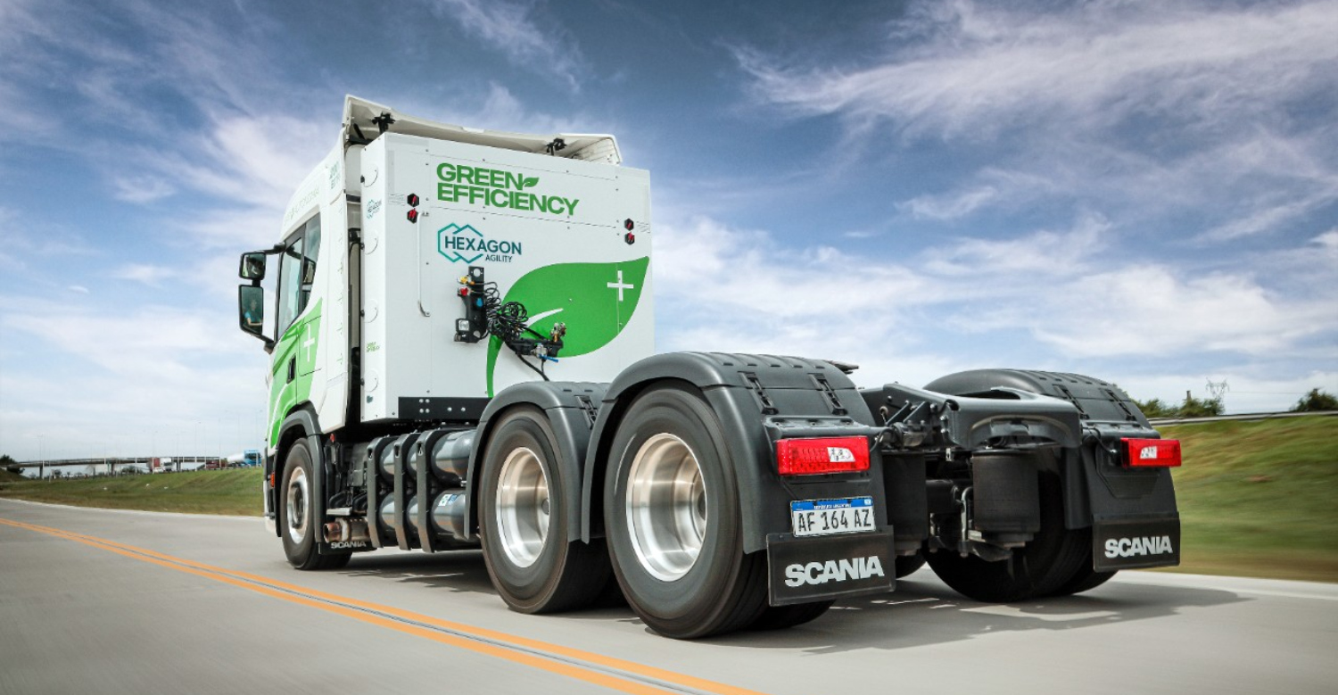Scania Green Efficiency mochila de GNC
