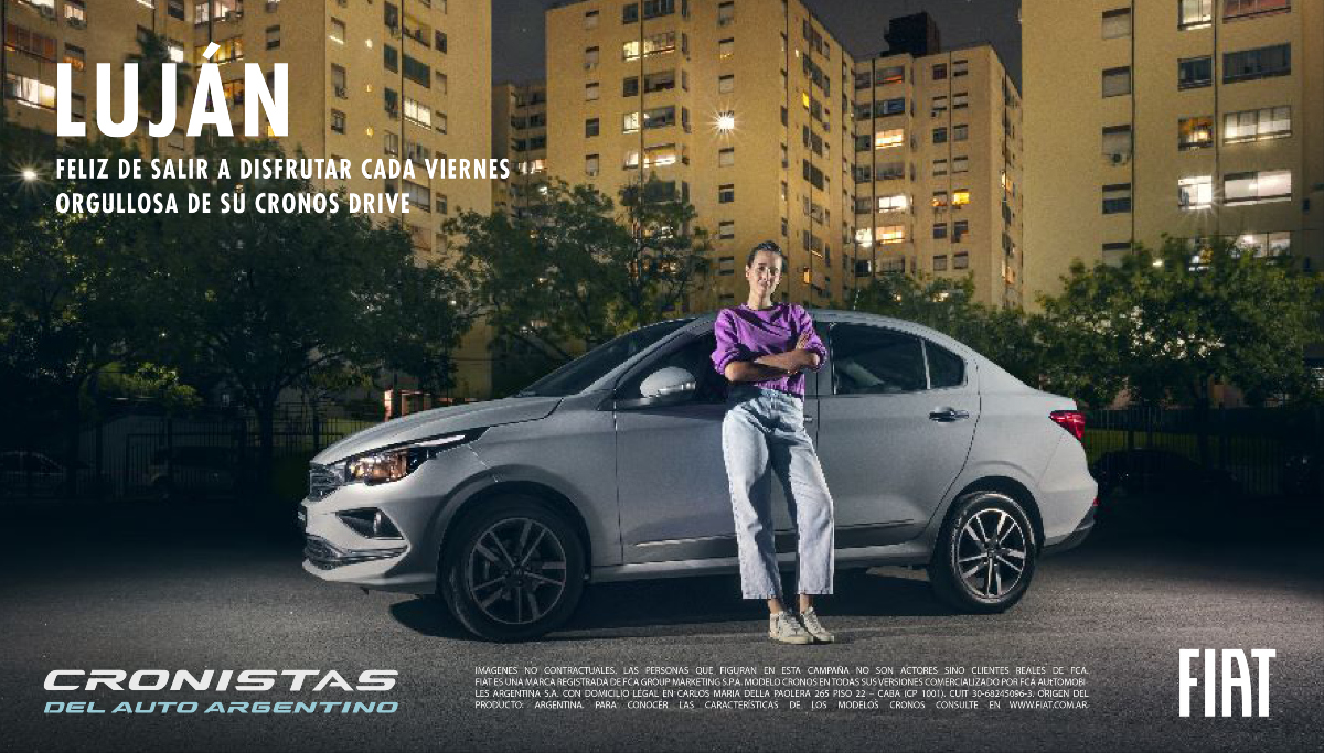 Fiat Cronos campaña Cronistas del Auto Argentino