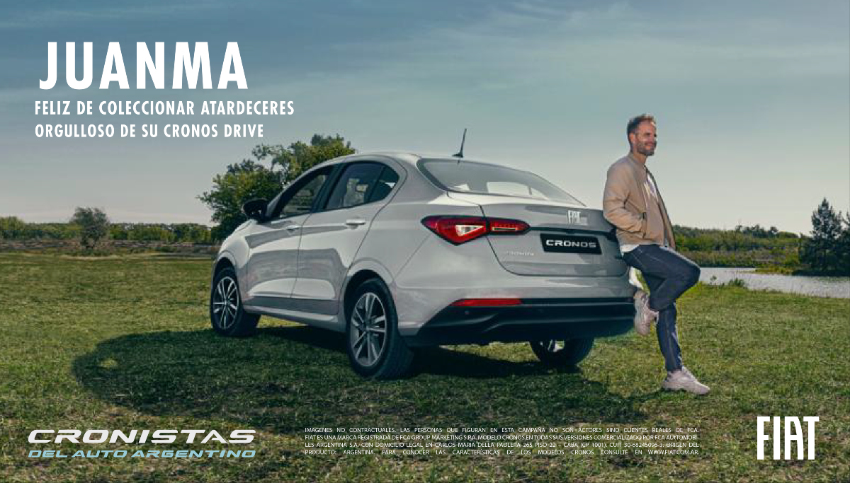 Fiat Cronos campaña Cronistas del Auto Argentino