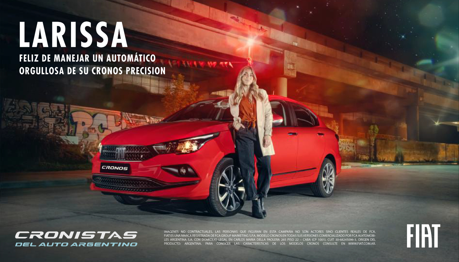 Fiat Cronos campaña Cronistas del Auto Argentino