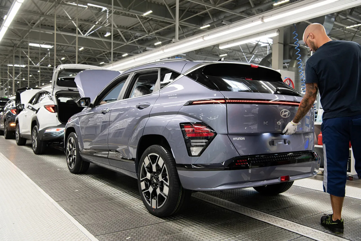 Hyundai Kona EV producción