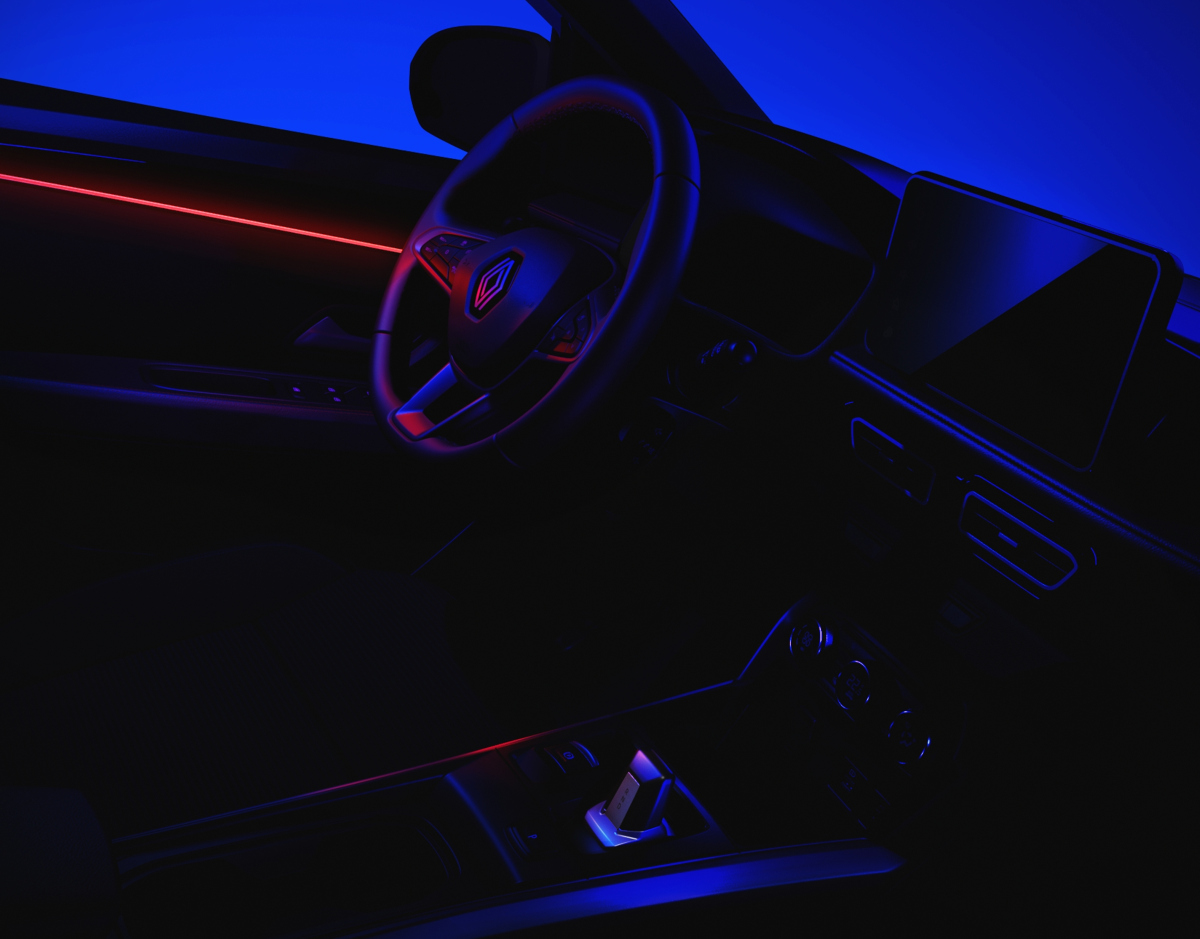 Renault Kardian interior teaser